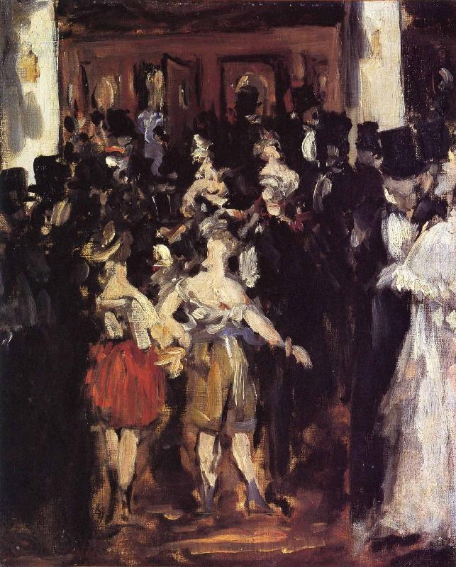 Edouard Manet Le bal de lOpera Spain oil painting art